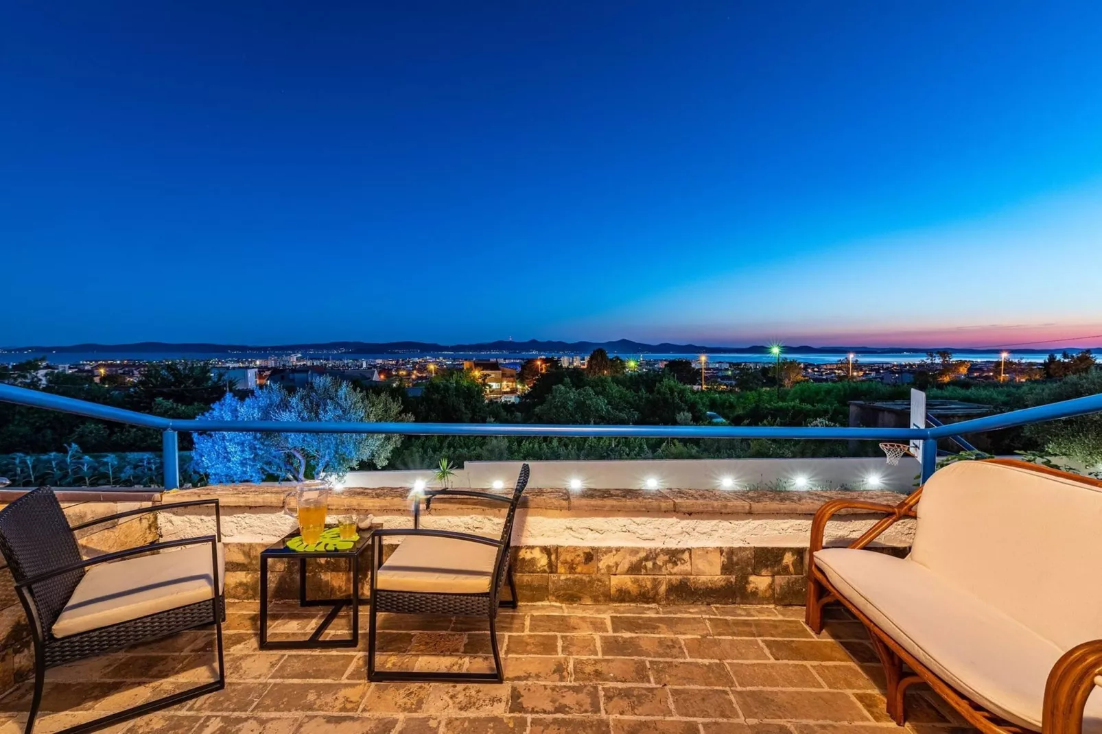 Sea view Villa Elia-Terrasbalkon