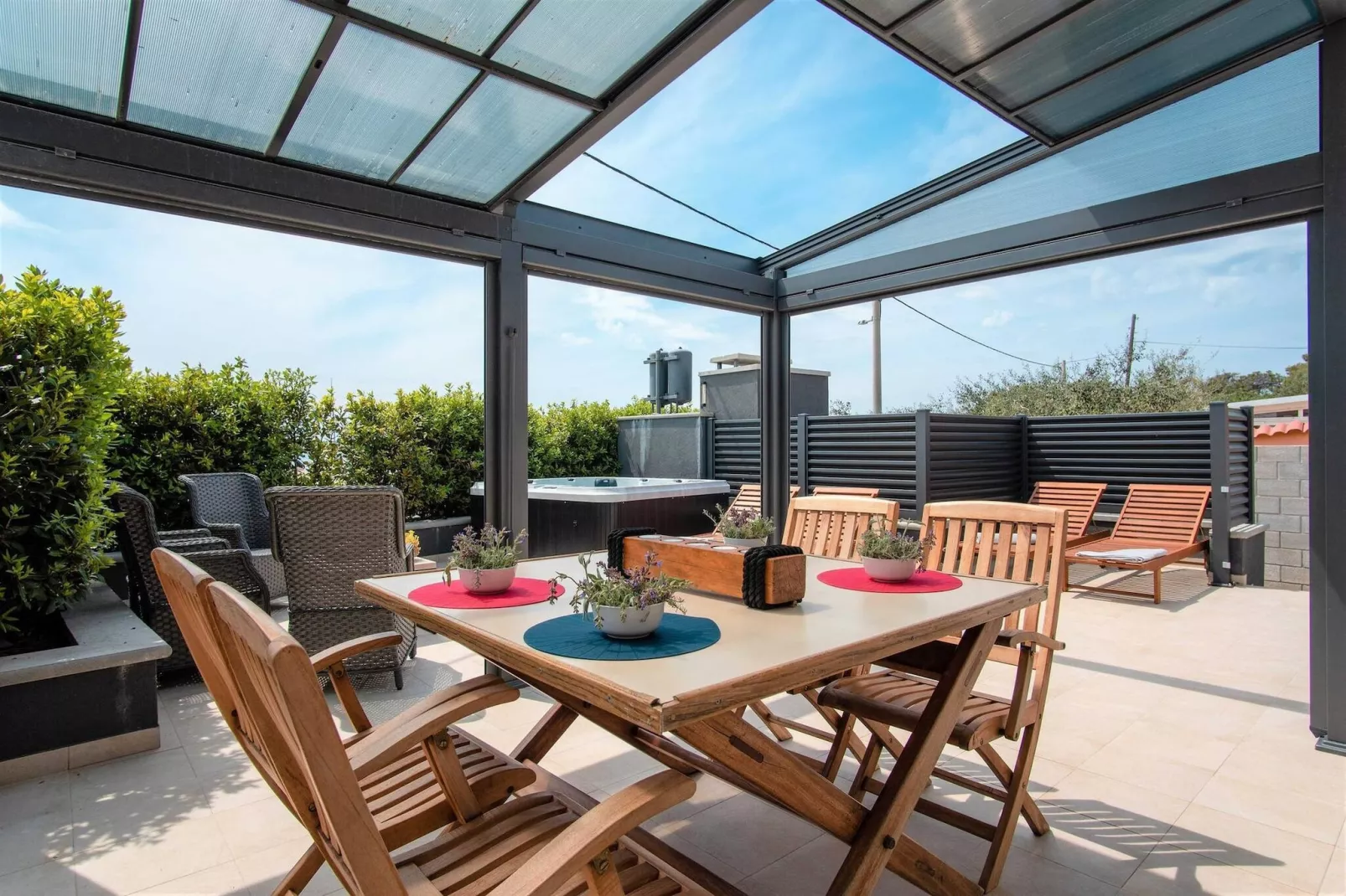 Beach house Festini-Terrasbalkon