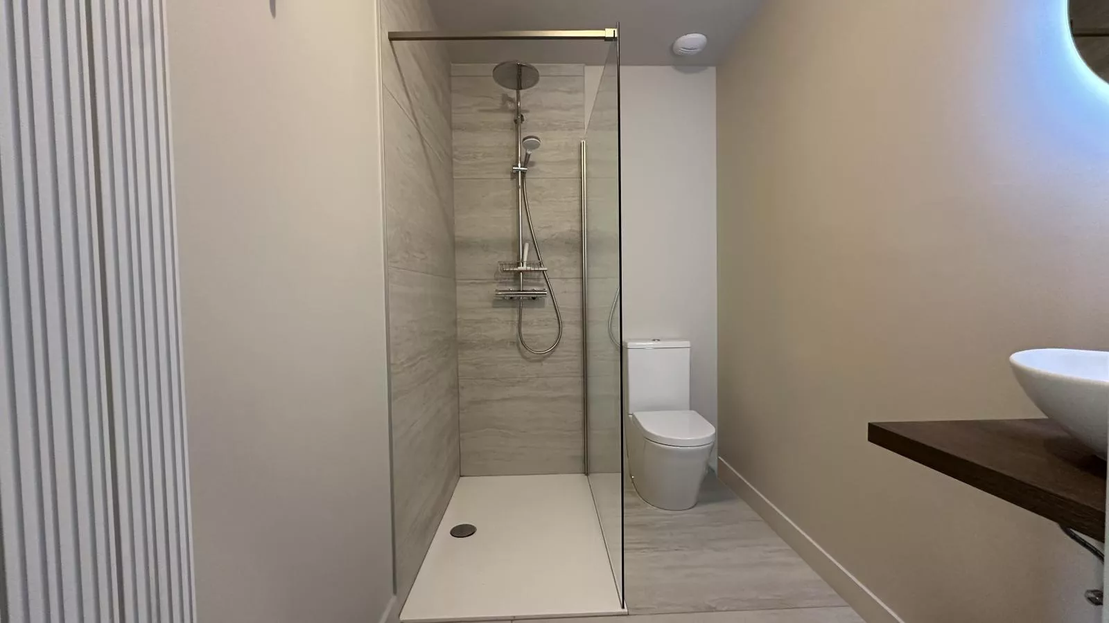 Le Moulin de Lachalade-Badkamer