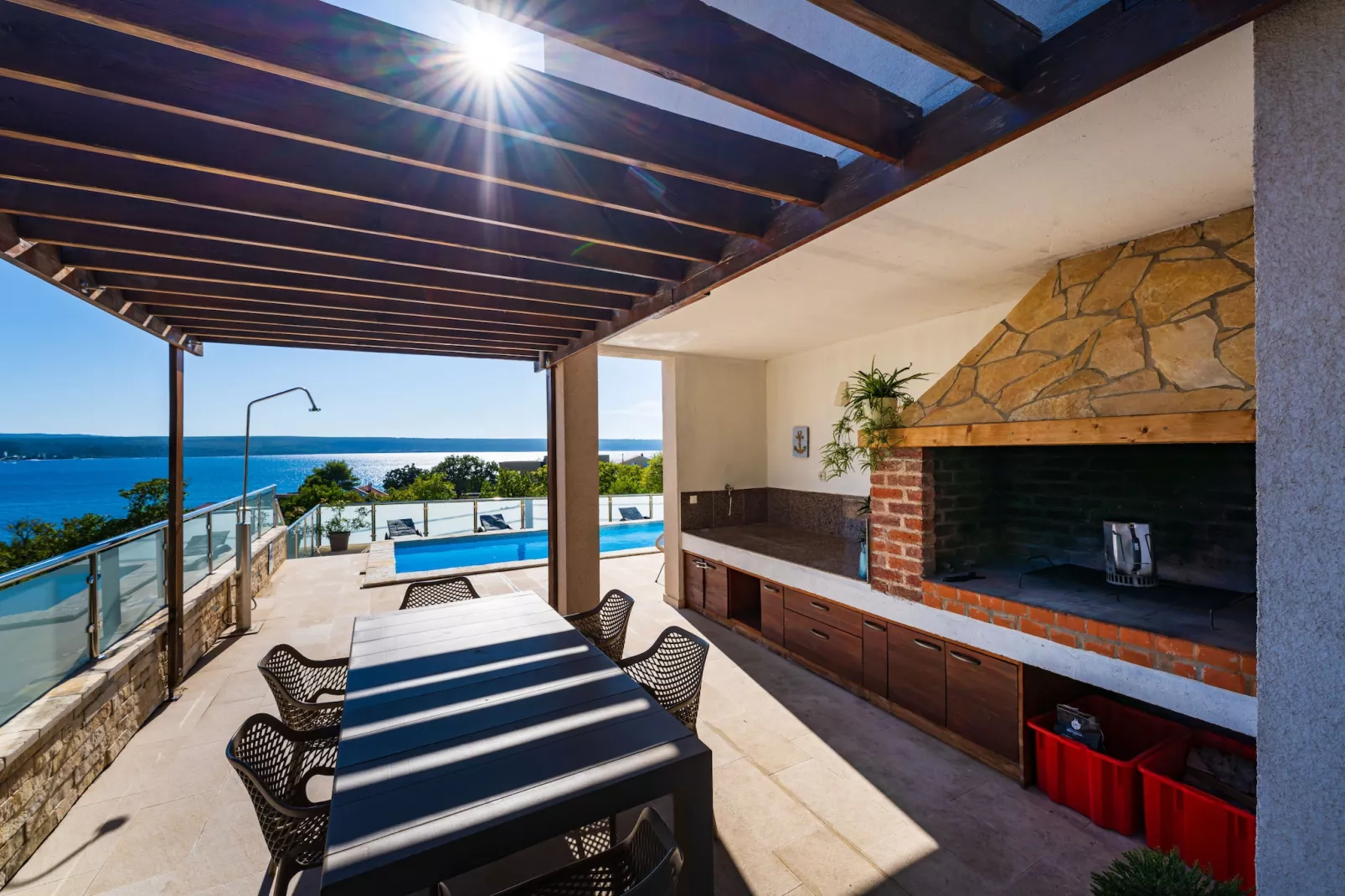 Sea view Villa Anpero-Faciliteiten