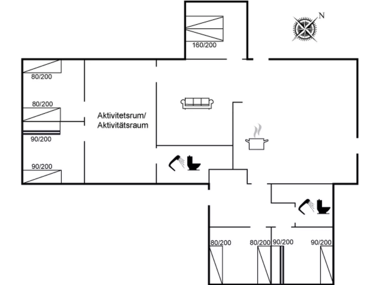 "Grep" - 800m from the sea-Binnen