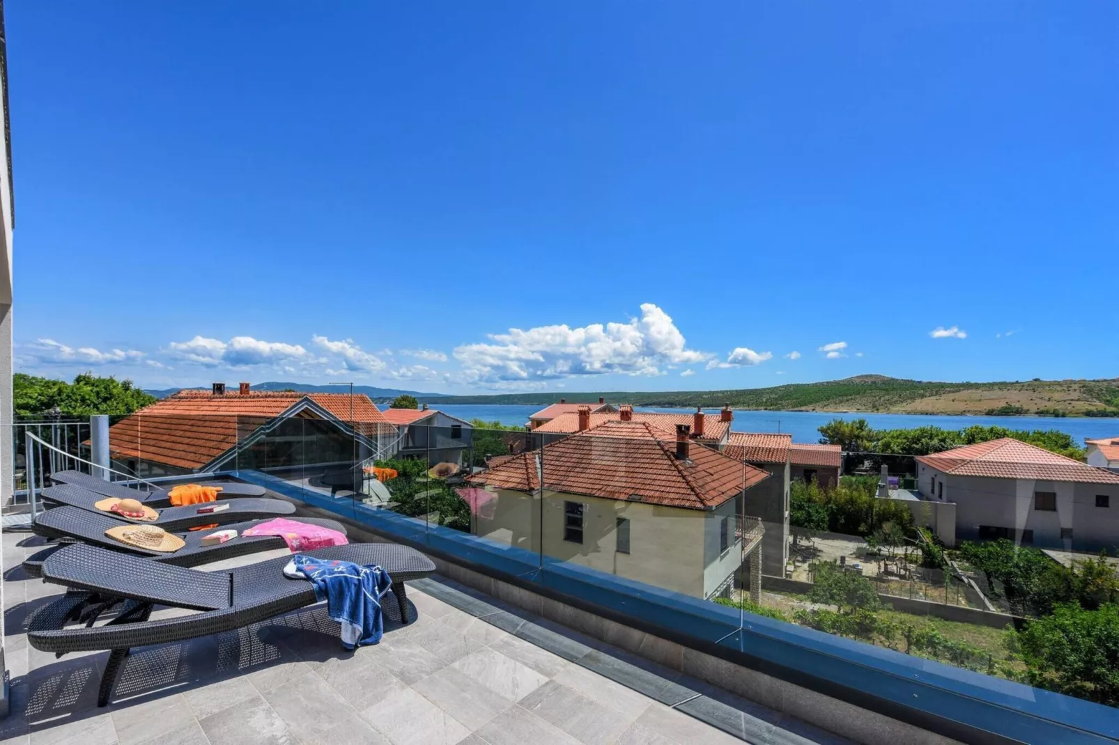 Sea view Villa Possedaria-Terrasbalkon