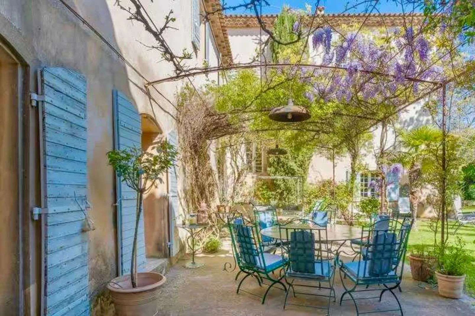 Mas de Corinne-Terrasbalkon