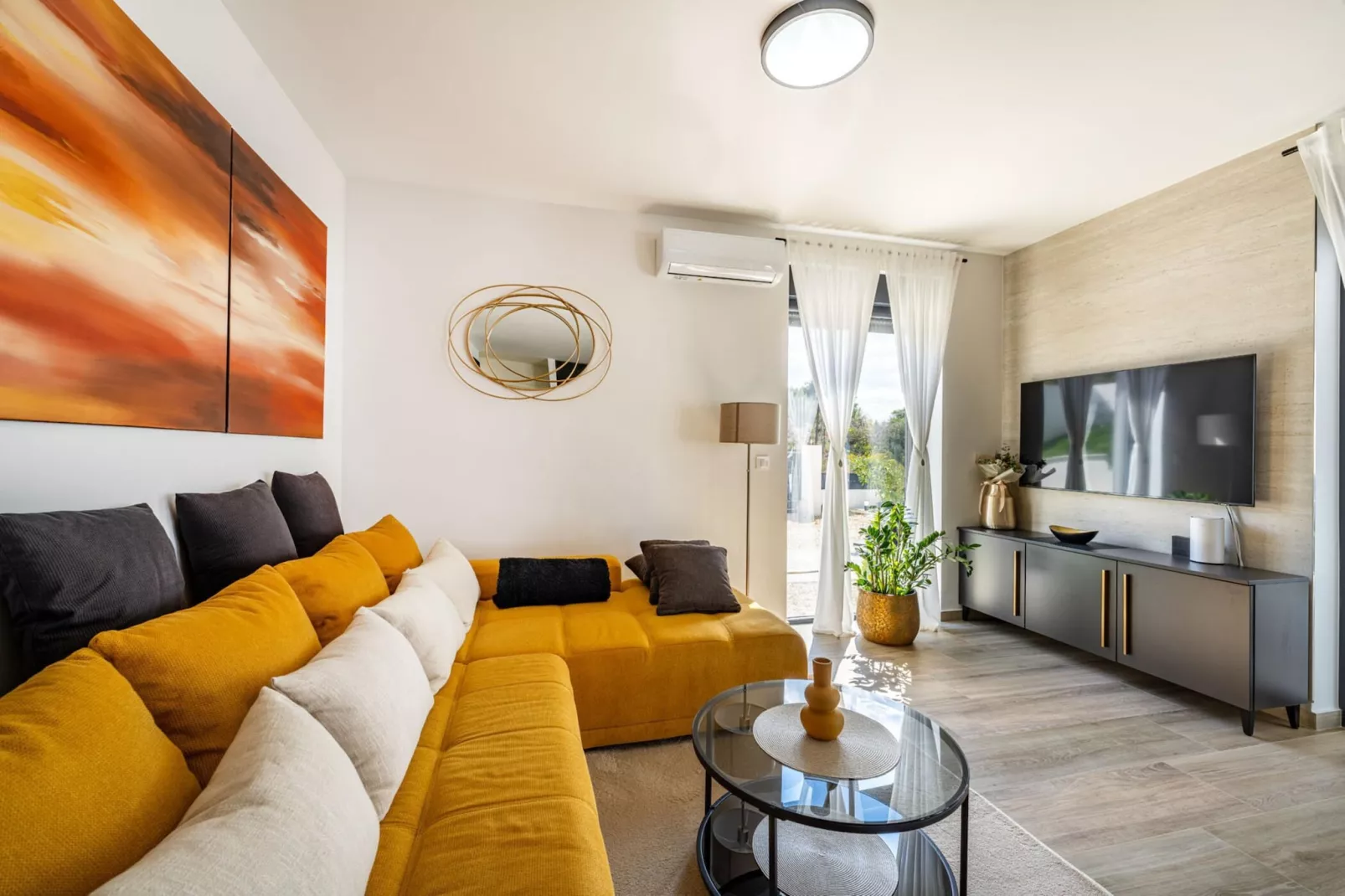 Sea view Villa Rica-Woonkamer