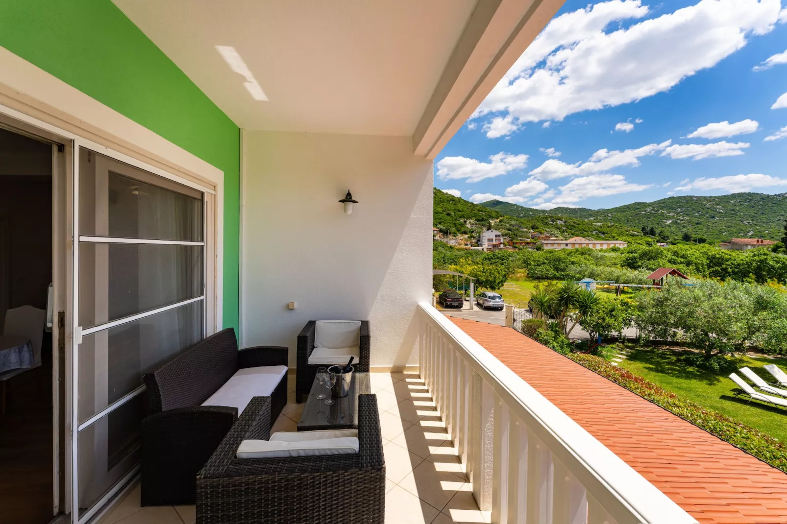 Villa Green Paradise-Terrasbalkon