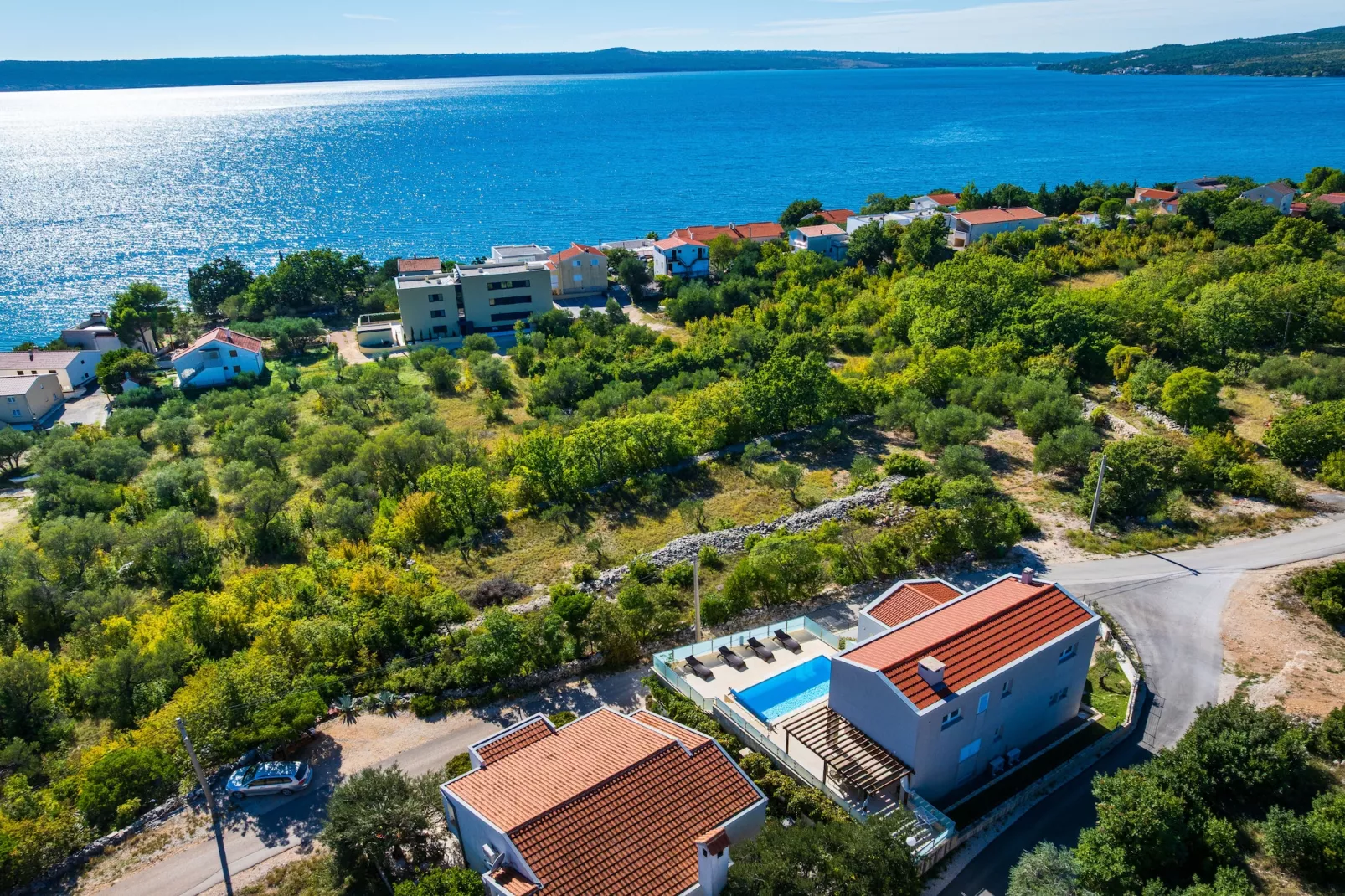Sea view Villa Anpero-Gebieden zomer 20km