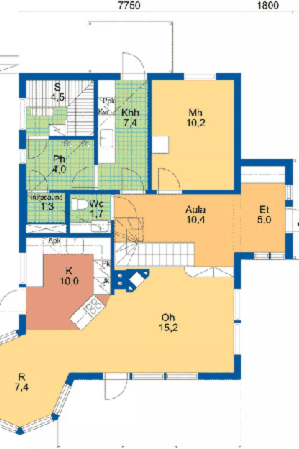 Villa merituuli-Binnen