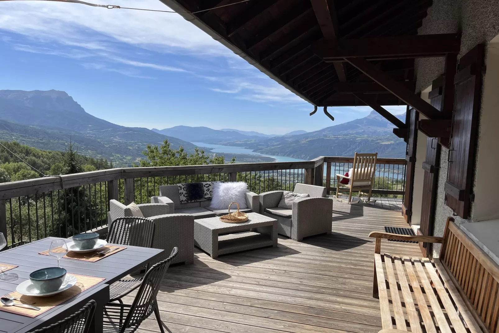 Villa Les Chemins Croisés-Terrasbalkon