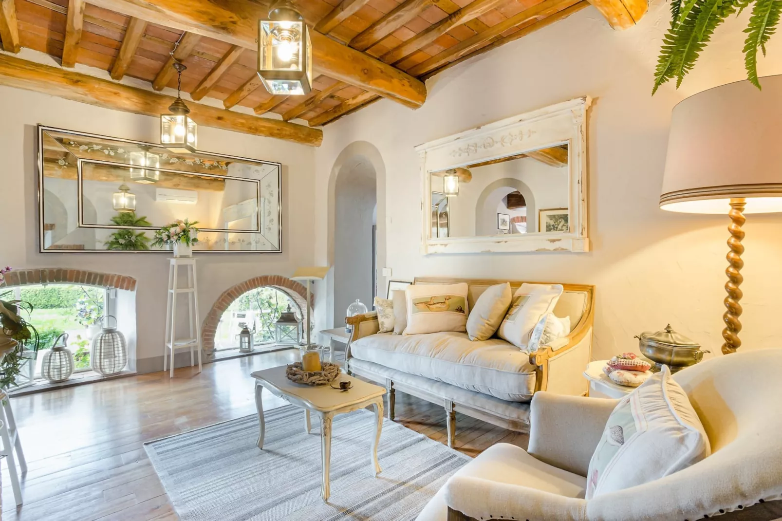 Villa Il Palagio-Woonkamer