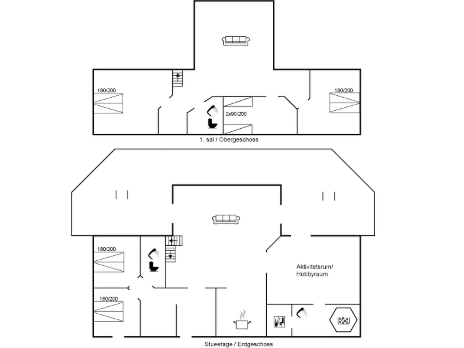 "Dorte" - 200m from the sea-Binnen