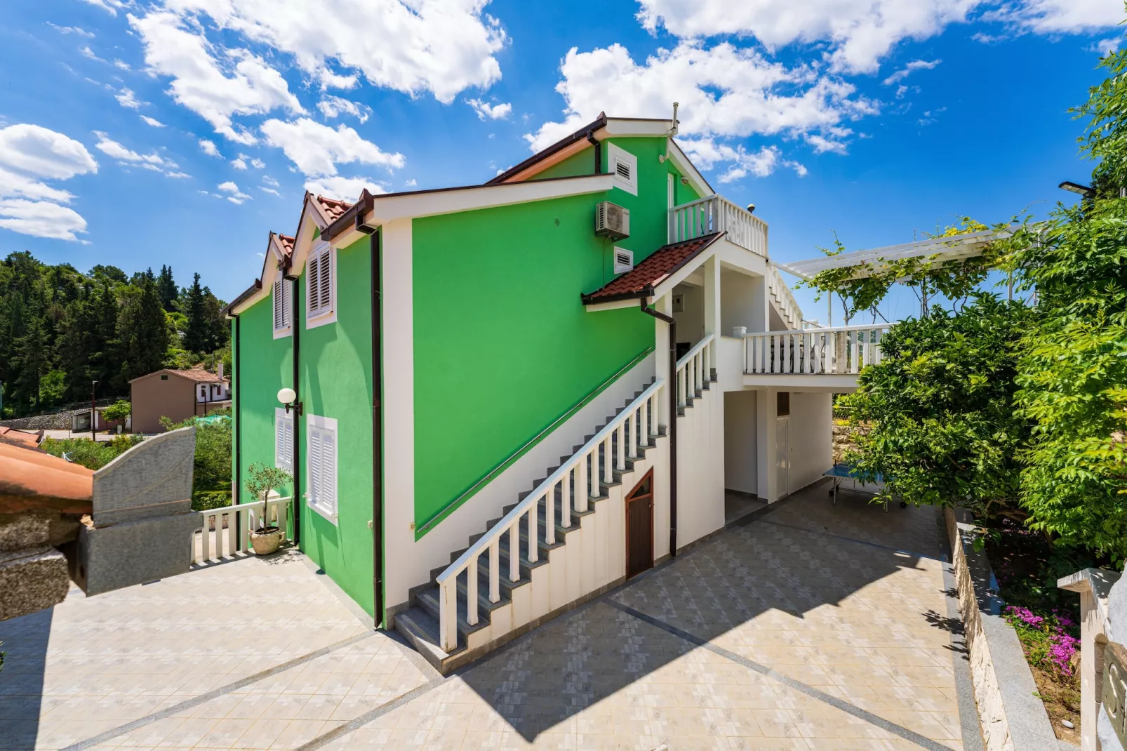 Villa Green Paradise-Terrasbalkon