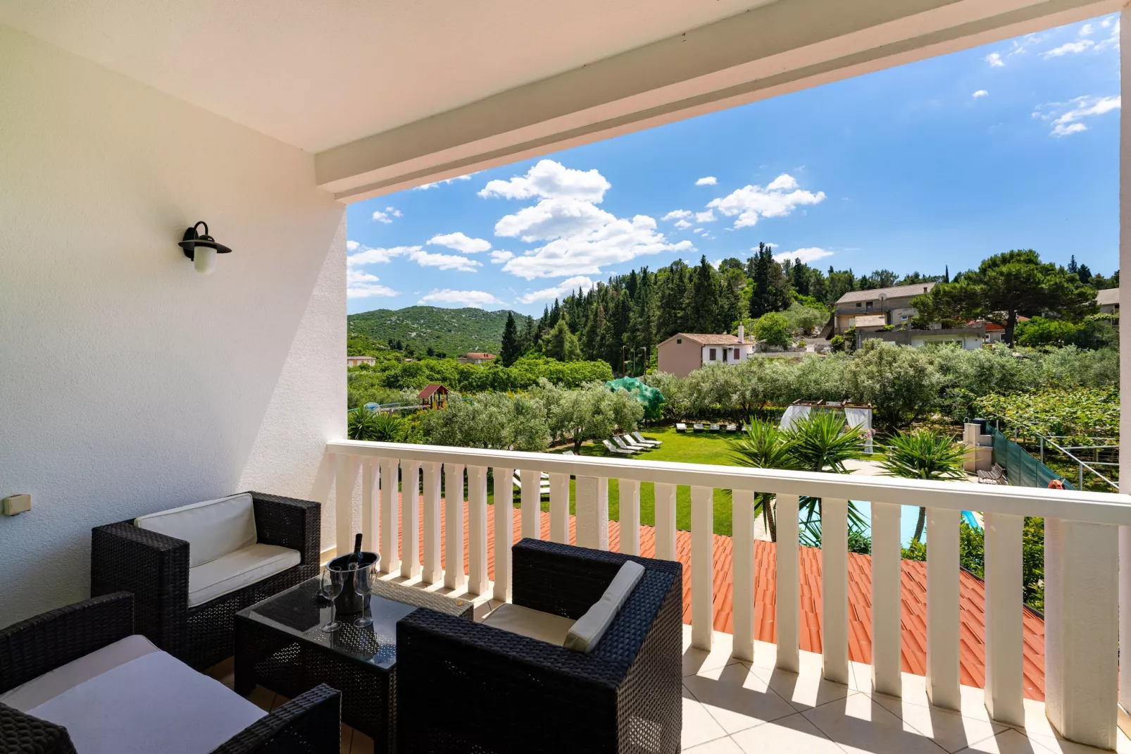 Villa Green Paradise-Terrasbalkon