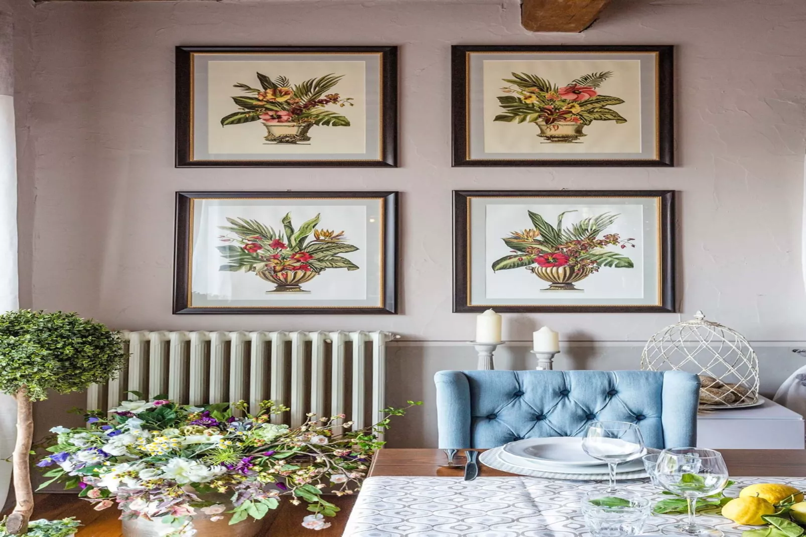 Villa Il Palagio-Eetkamer