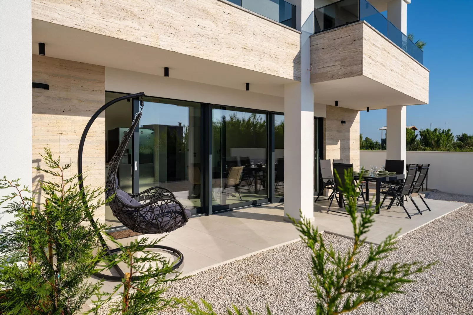 Beach apartment LaMag-Terrasbalkon