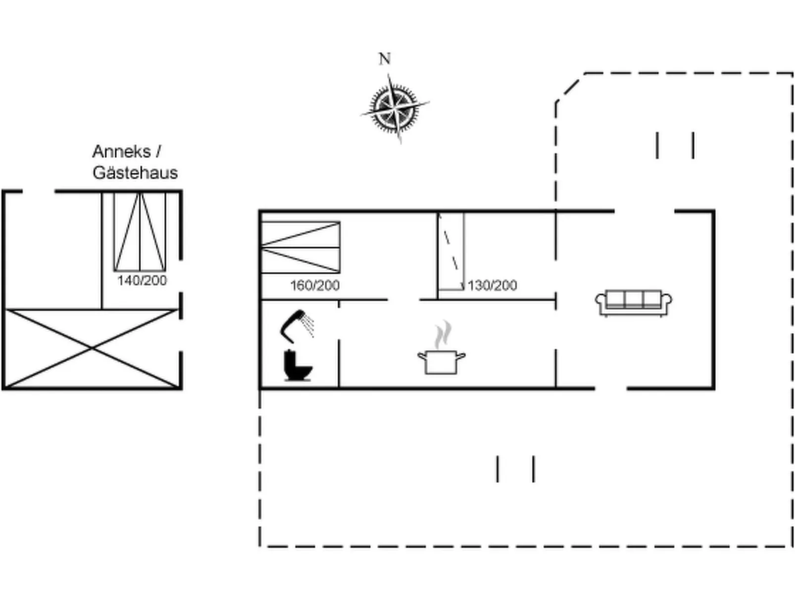"Gun" - 300m to the fjord-Binnen