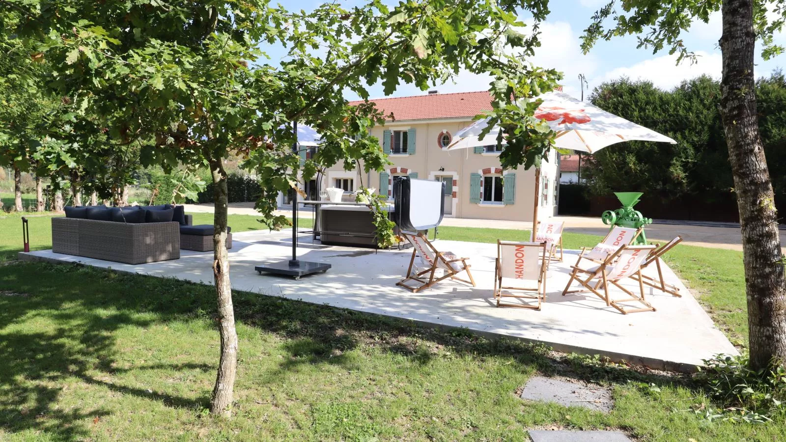 Le Moulin de Lachalade-Terrasbalkon