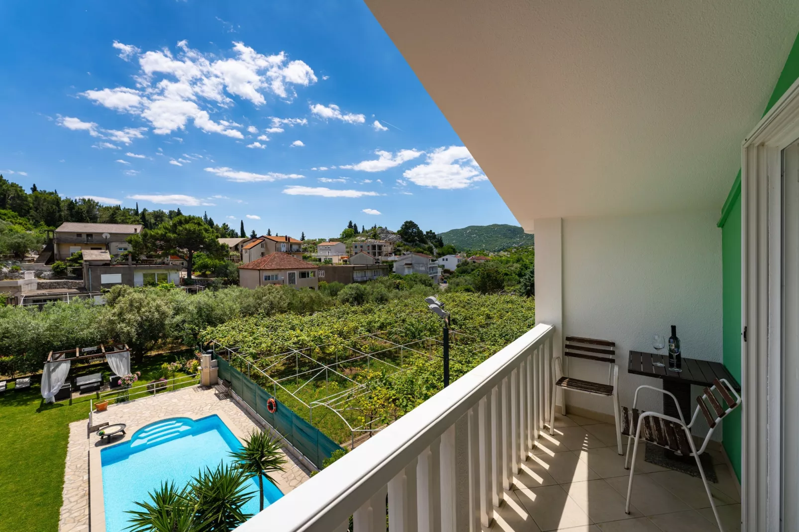 Villa Green Paradise-Uitzicht zomer