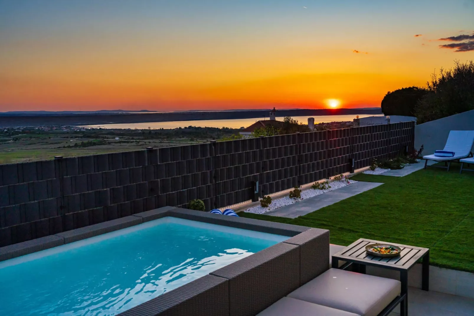 Sea view Villa Rica-Uitzicht zomer