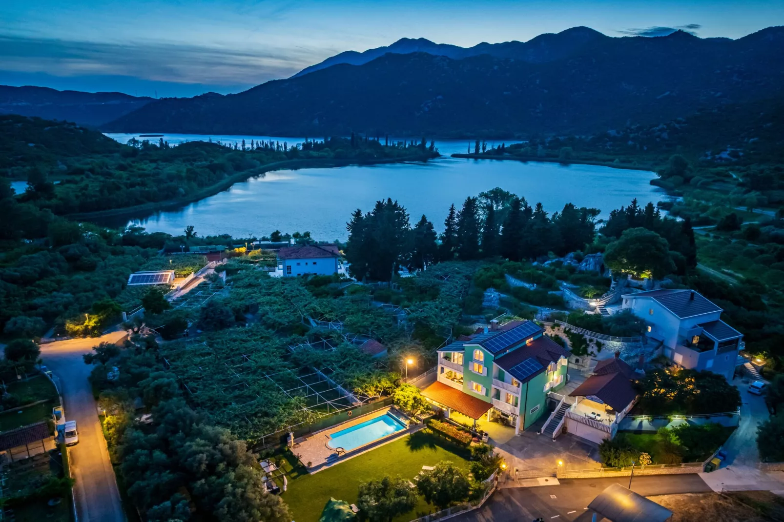 Villa Green Paradise-Gebieden zomer 1km