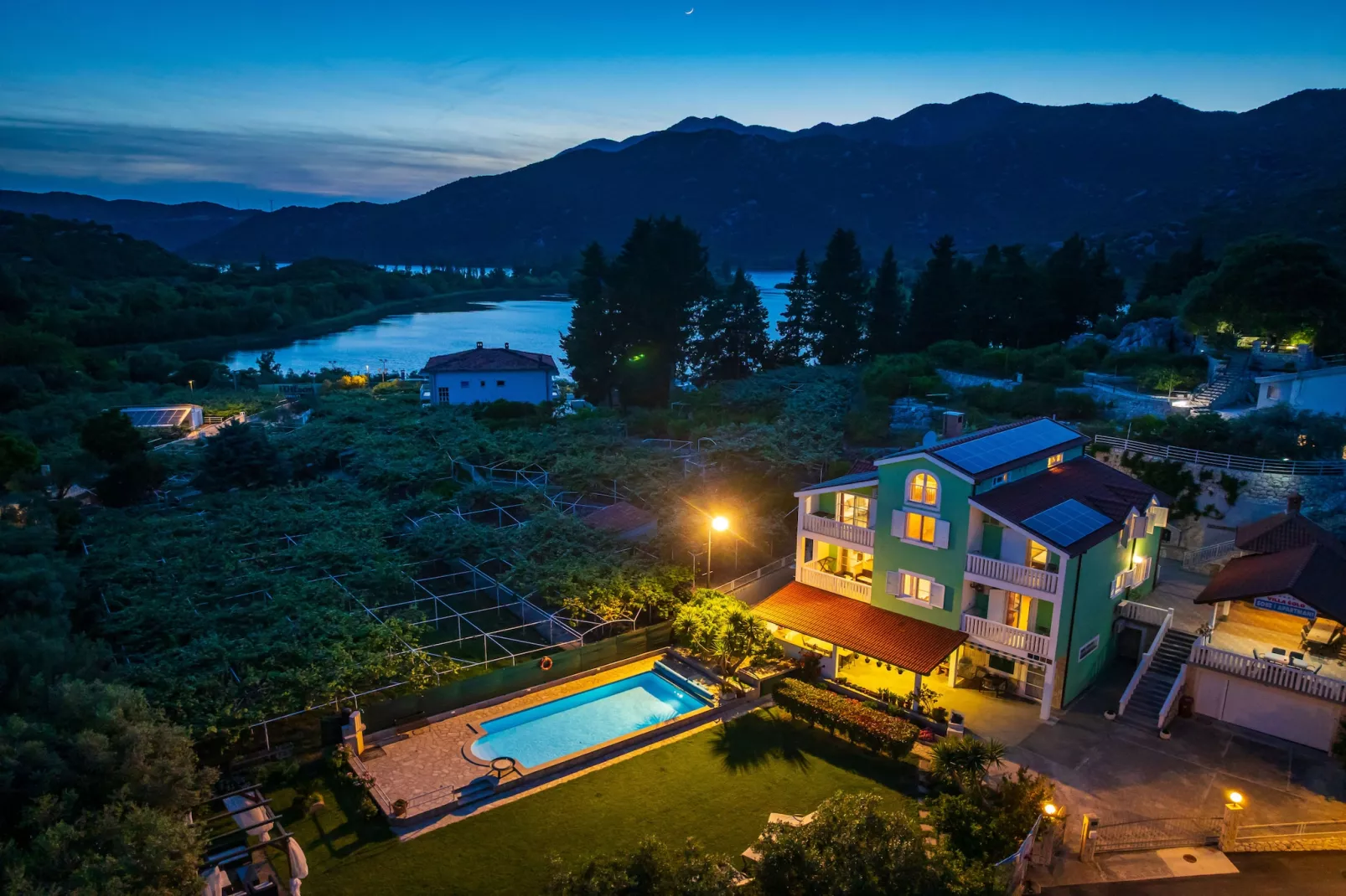 Villa Green Paradise-Gebieden zomer 1km