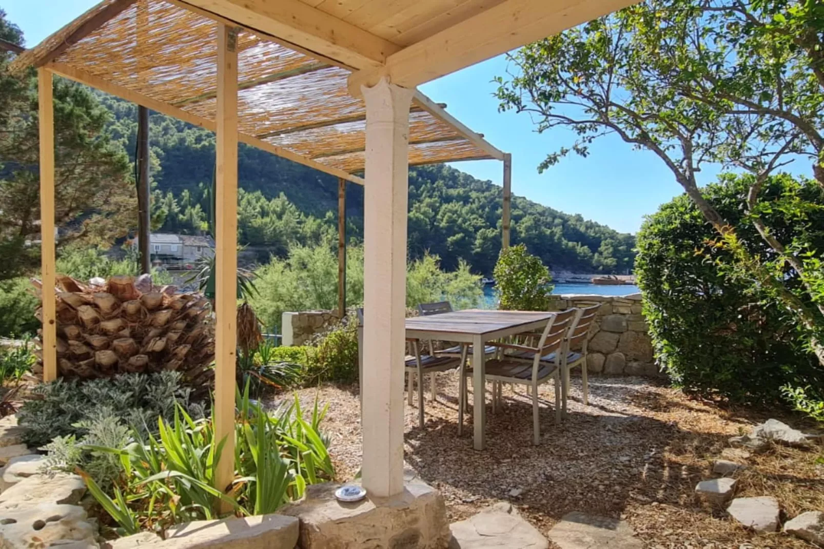 Apartments Stiniva Hvar - One Bedroom Apartment With Terrace (A1)-Terras