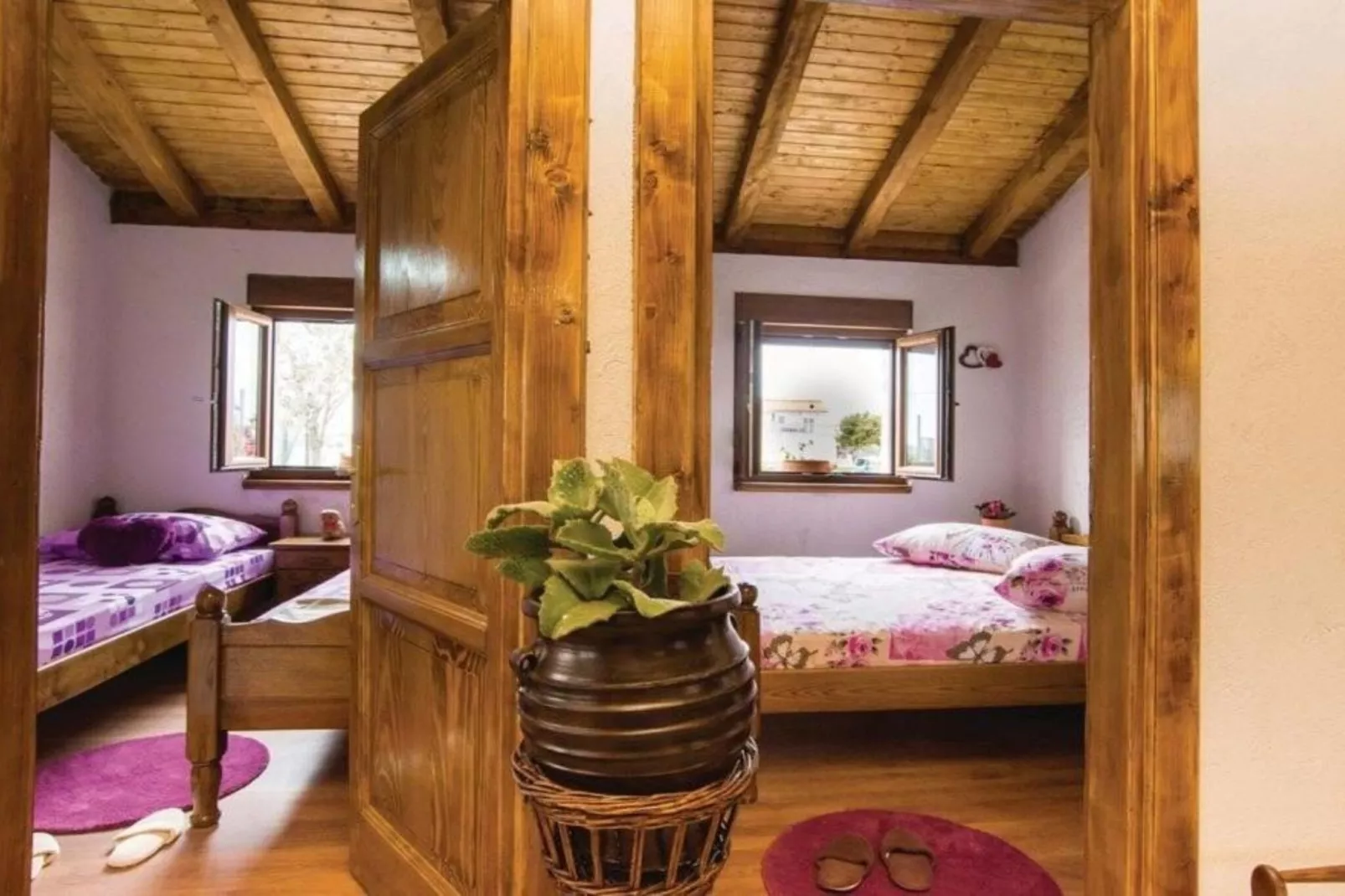 Holiday House Šimun - Three bedroom Holiday house with pool-Slaapkamer