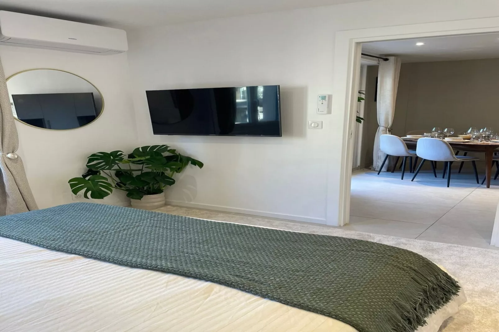 Appartement rénové – centre ville Antibes-Slaapkamer