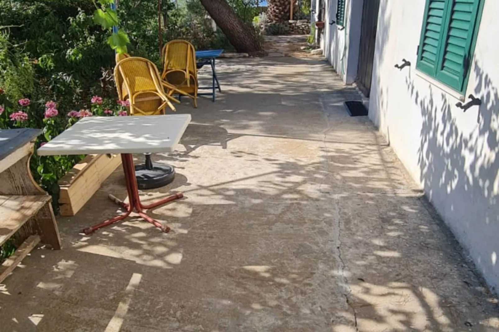 Apartments Stiniva Hvar - Studio Apartment With Terrace (A2)-Buitenlucht