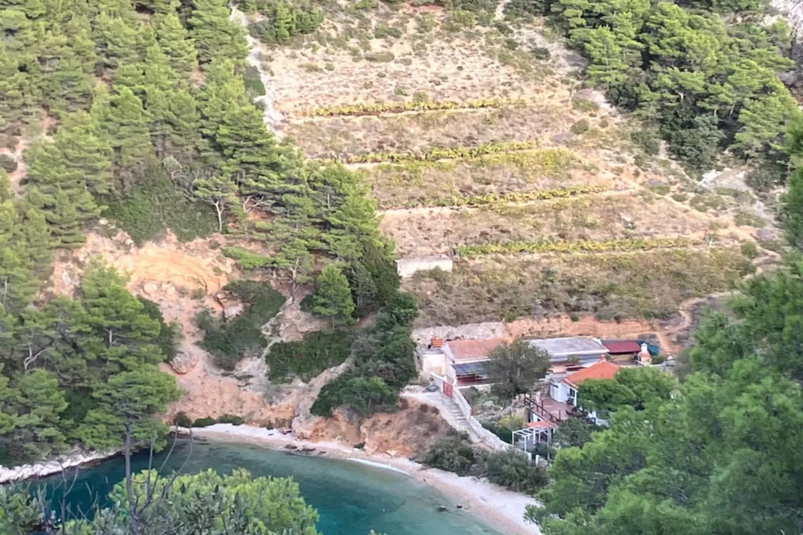 Apartments Stiniva Hvar - One Bedroom Apartment With Terrace (A1)-Buitenlucht