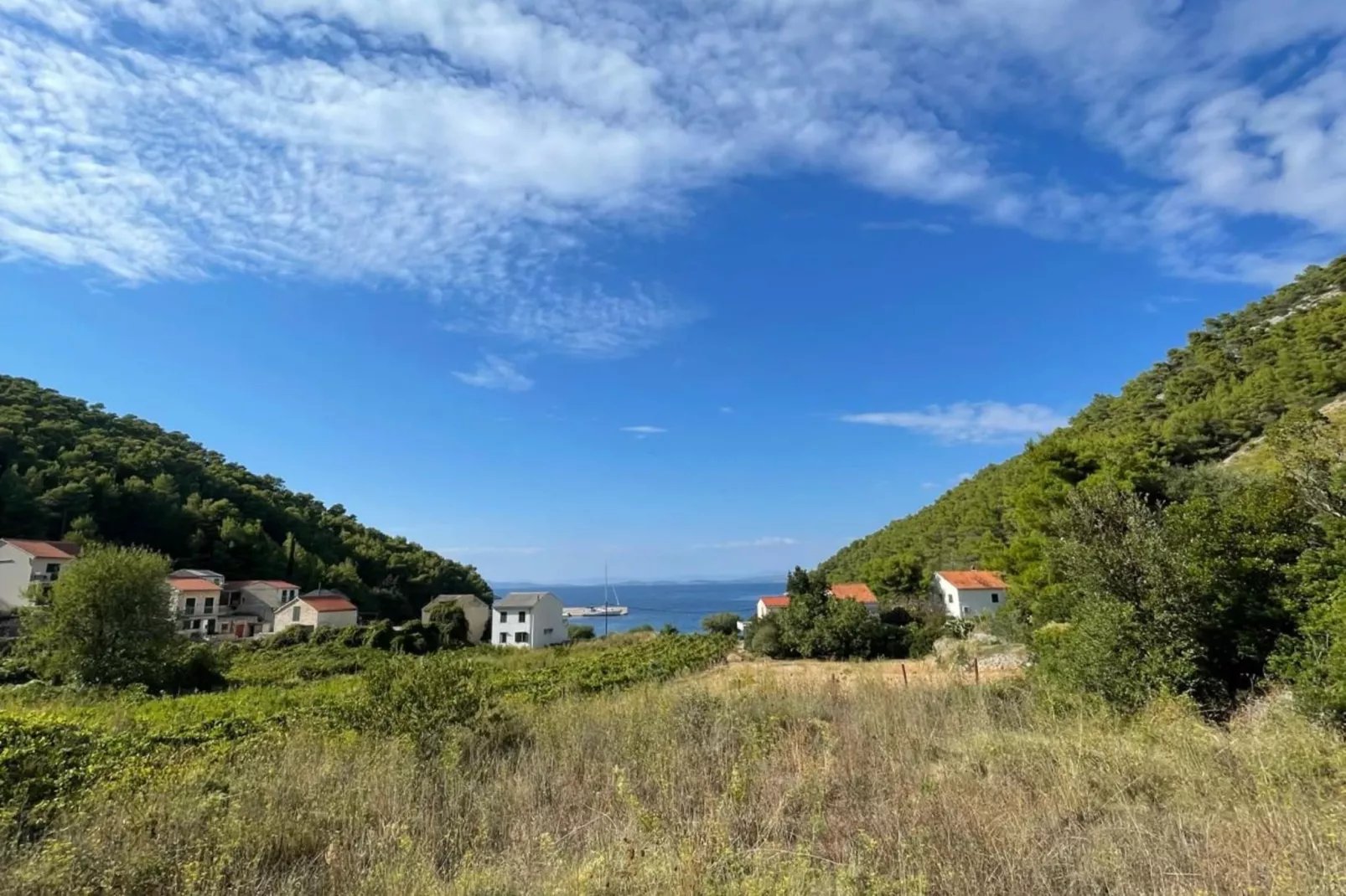 Apartments Stiniva Hvar - Studio Apartment With Terrace (A2)-Buitenlucht