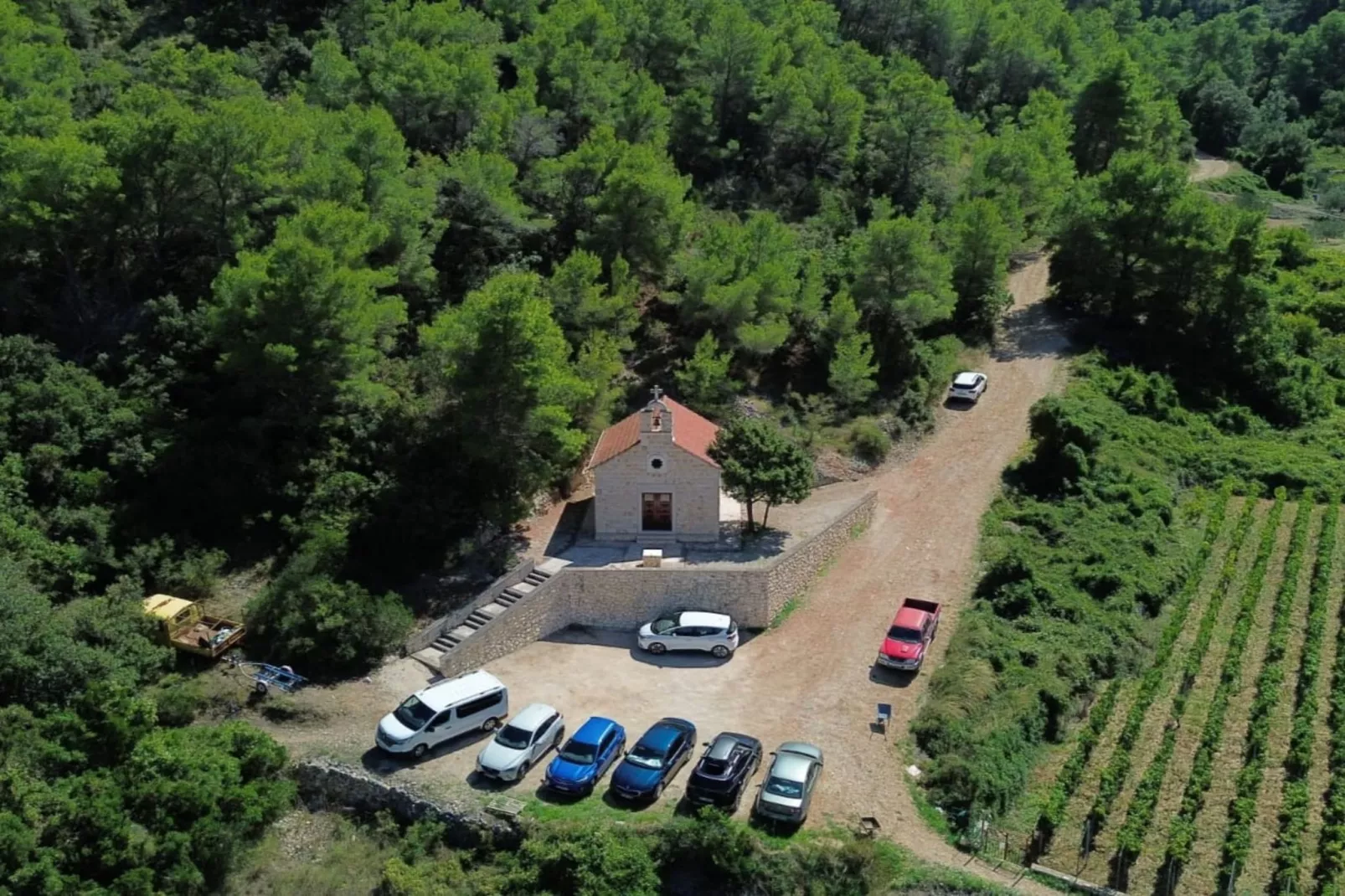 Apartments Stiniva Hvar - One Bedroom Apartment With Terrace (A1)-Buitenlucht