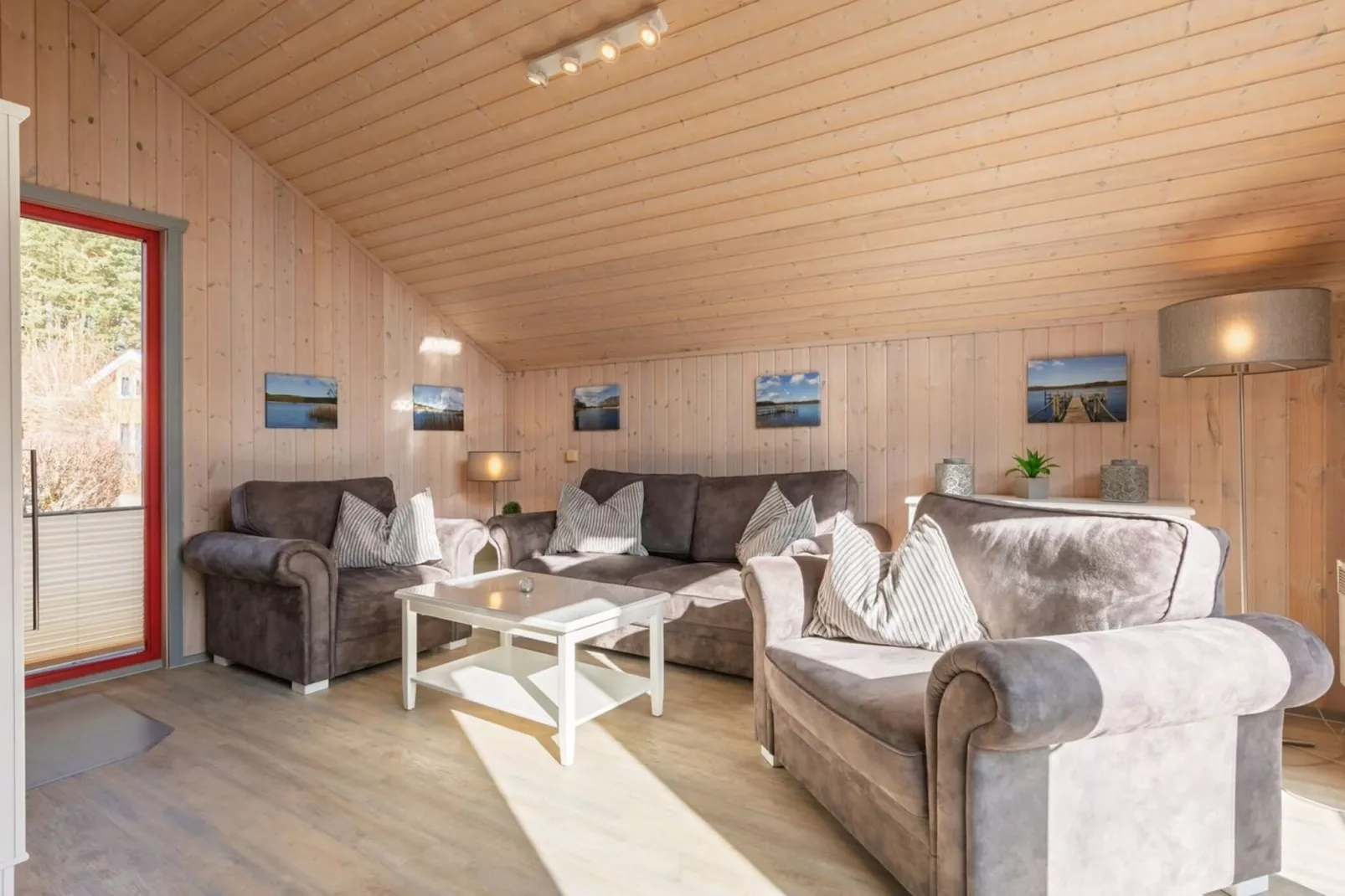 FH Wildgans Comfort mit Sauna & Kaminofen 81 qm 156-Woonkamer