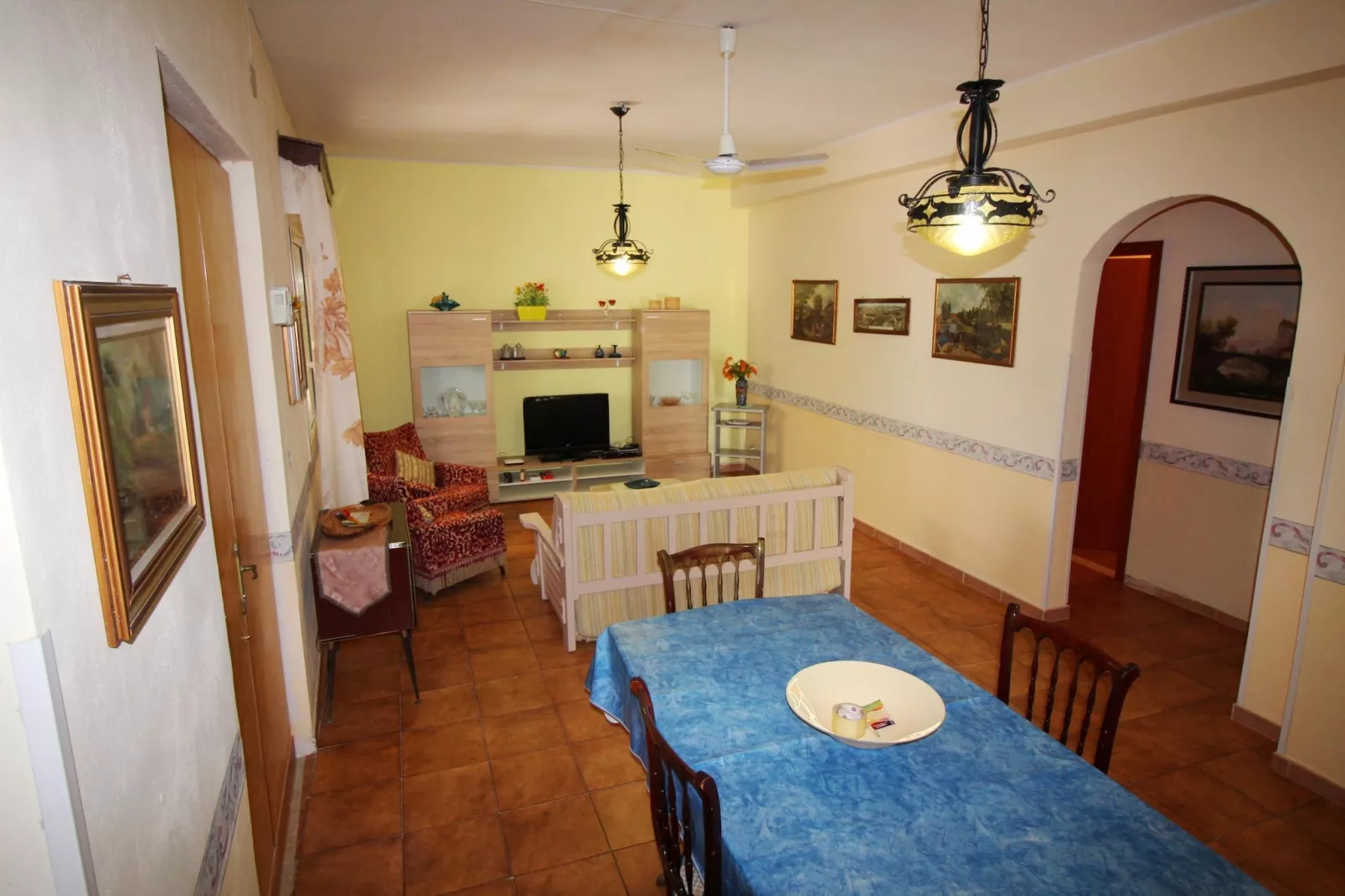 Villa Nuzzo-Woonkamer