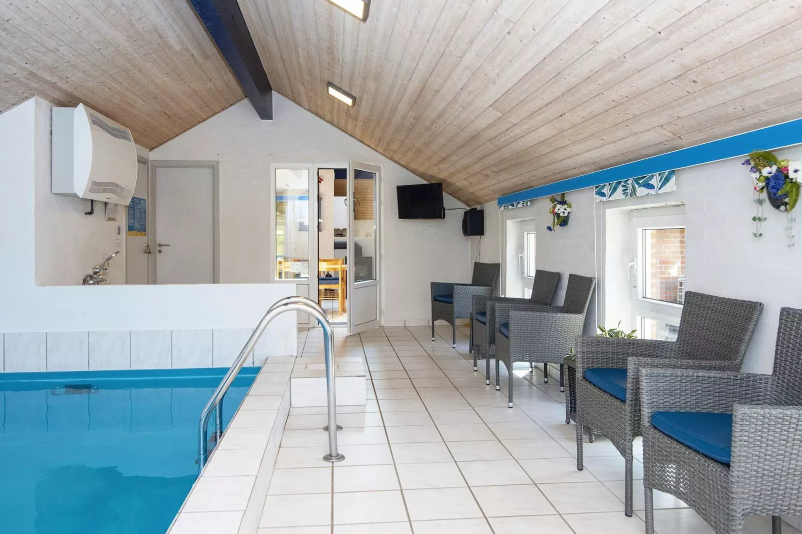 8 persoons vakantie huis in Harboøre-Zwembad