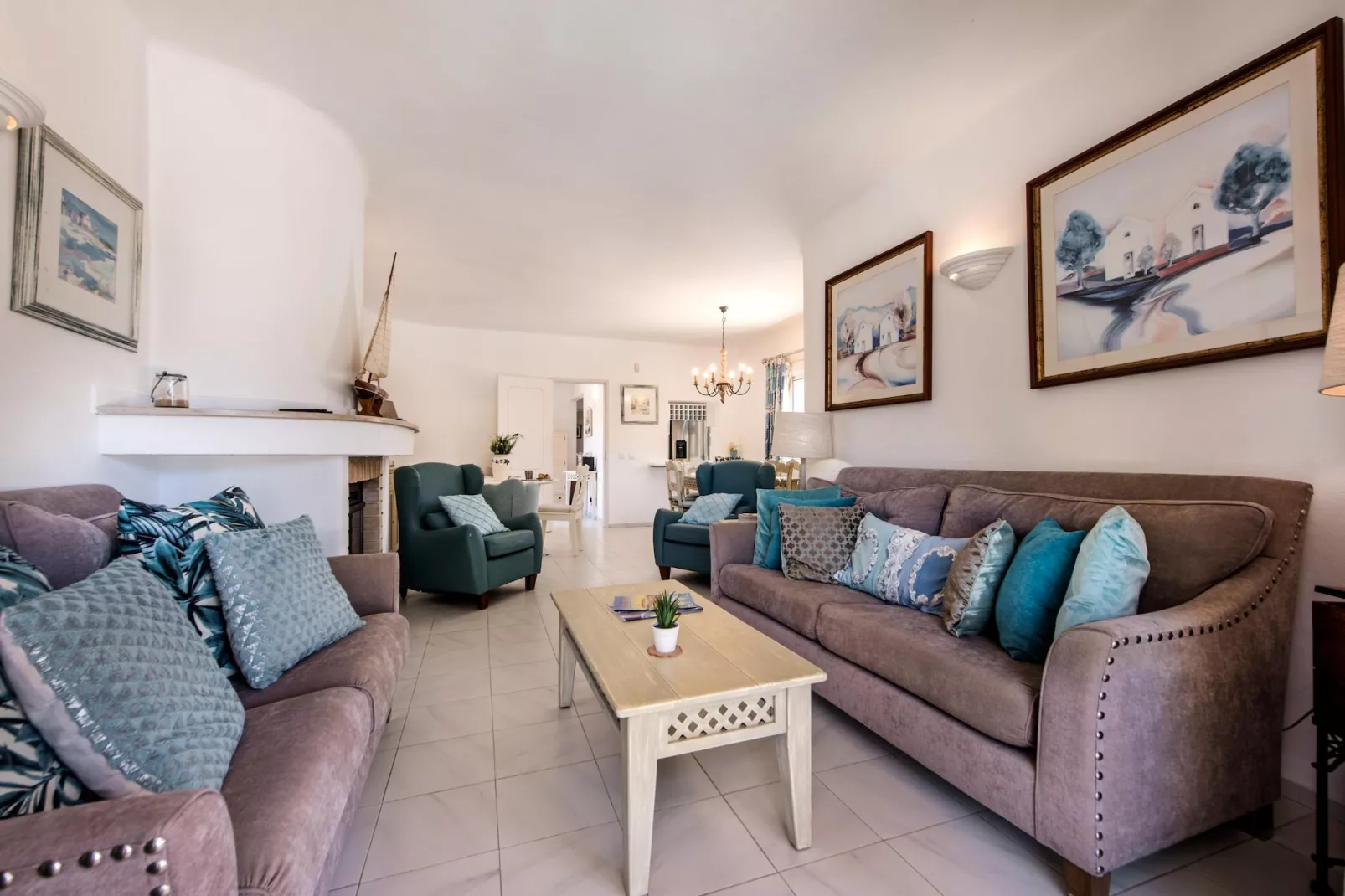 Villa Daniela-Woonkamer