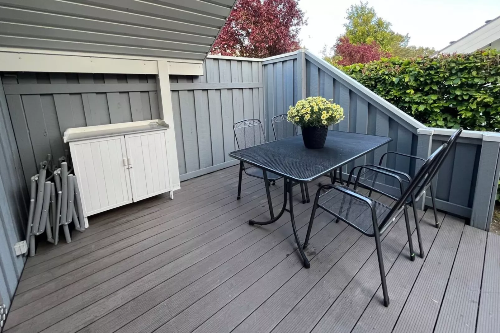 FH Wildgans Comfort mit Sauna & Kaminofen 81 qm 156-Terrasbalkon