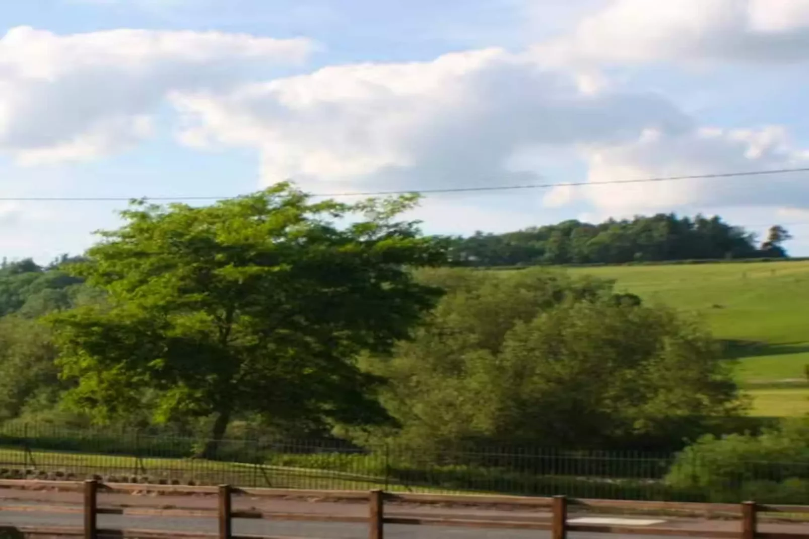 River Wye Lodge-Gebieden zomer 1km