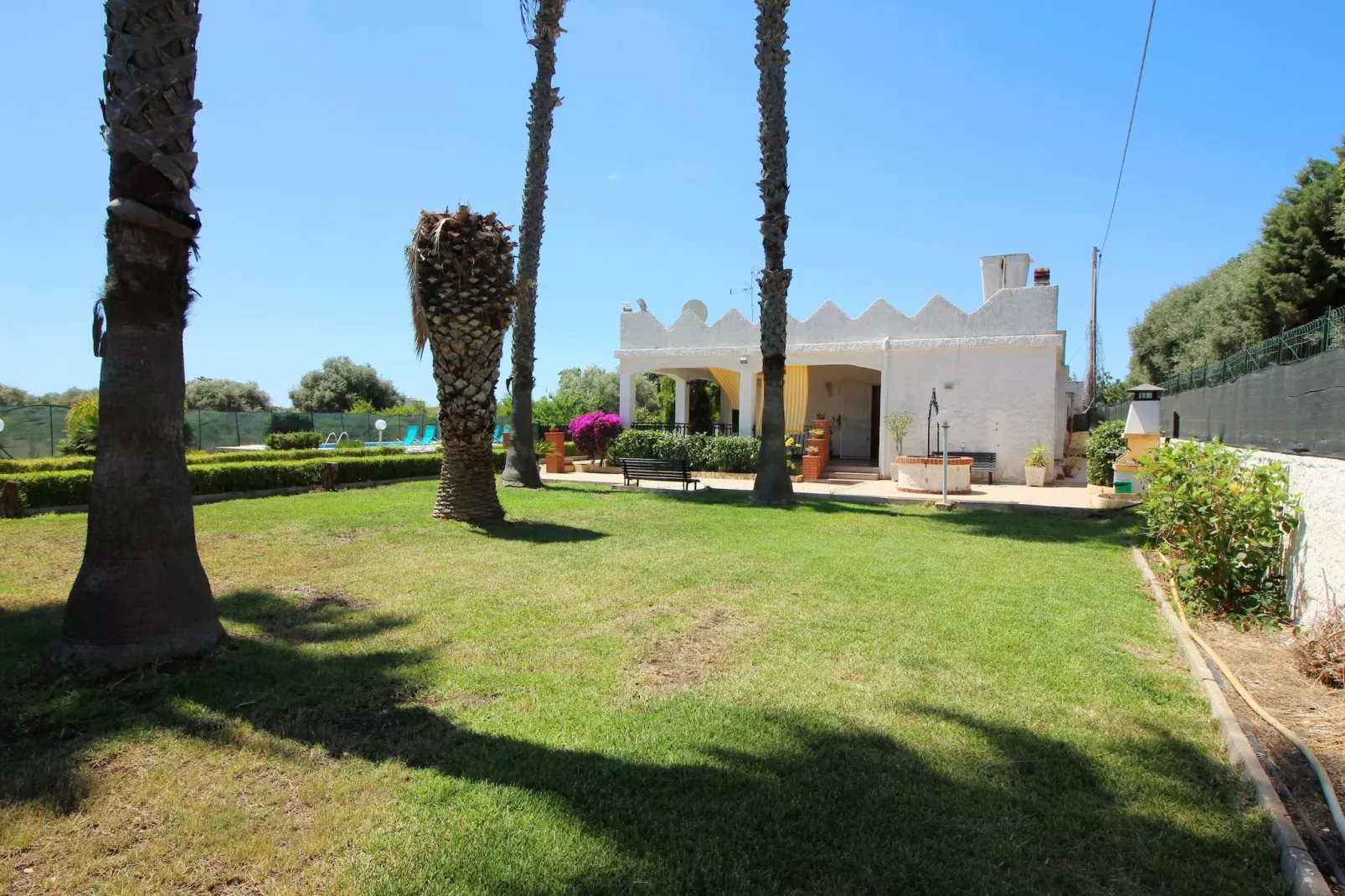 Villa Nuzzo-Tuinen zomer