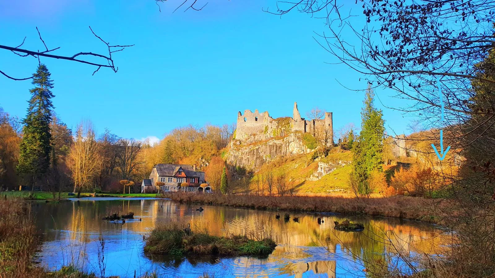 Gite de Montaigle-Gebieden zomer 1km