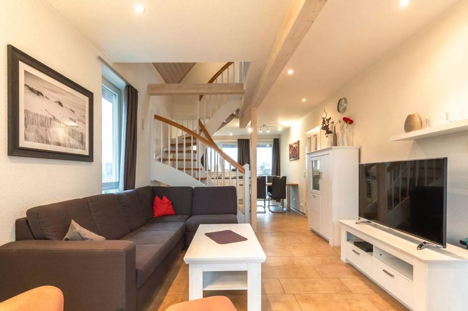 Kapitänsdeck 6 Pers 526-Woonkamer