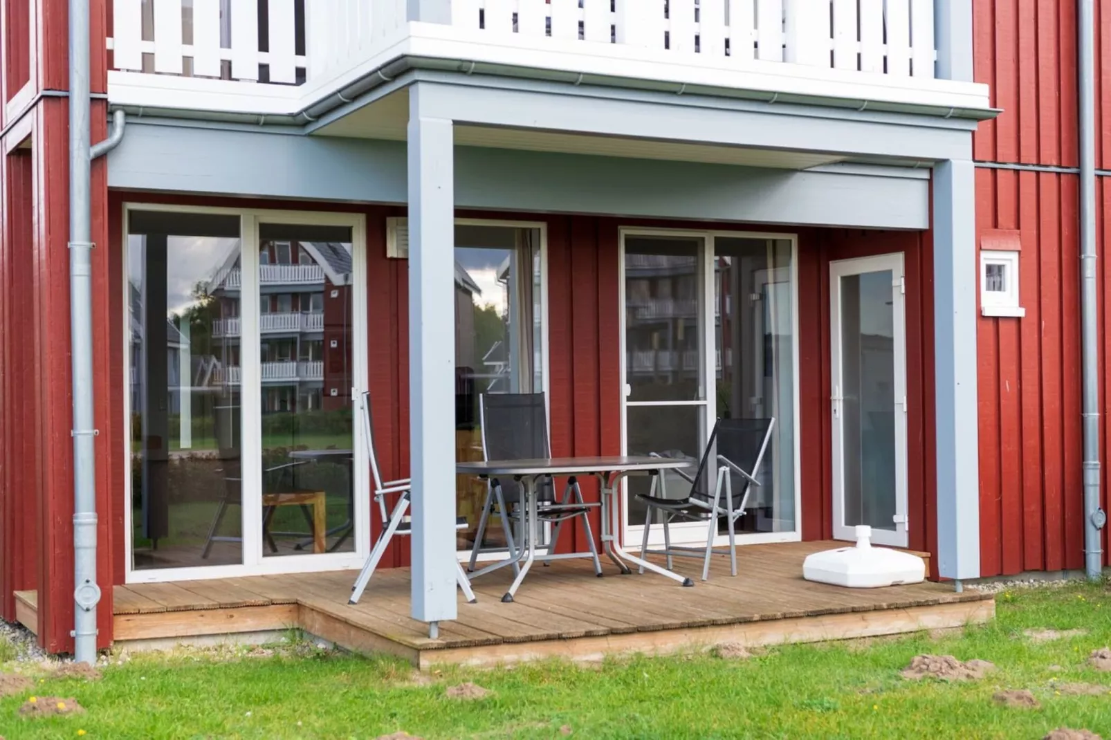 Kapitänshaus Gartendeck 64 qm Nr 472-Terrasbalkon