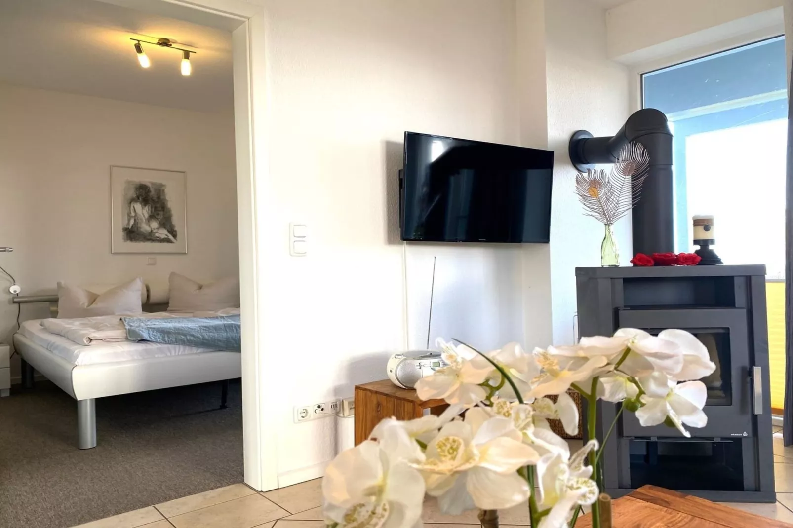 Kapitänshaus Gartendeck 64 qm Nr 442-Slaapkamer