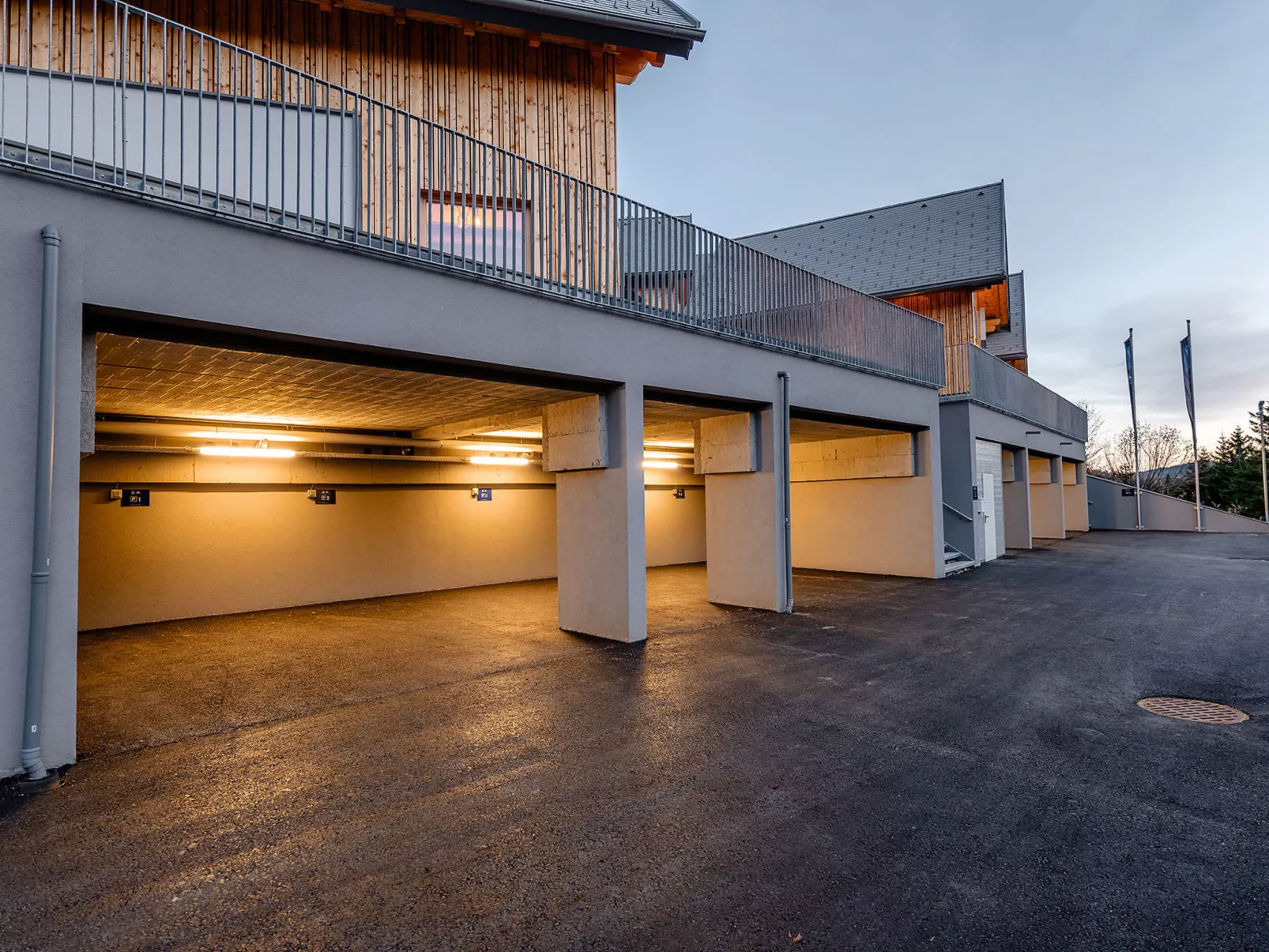 Chalet Nr. 4 mit 2 Schlafzimmern und Sauna-Binnen