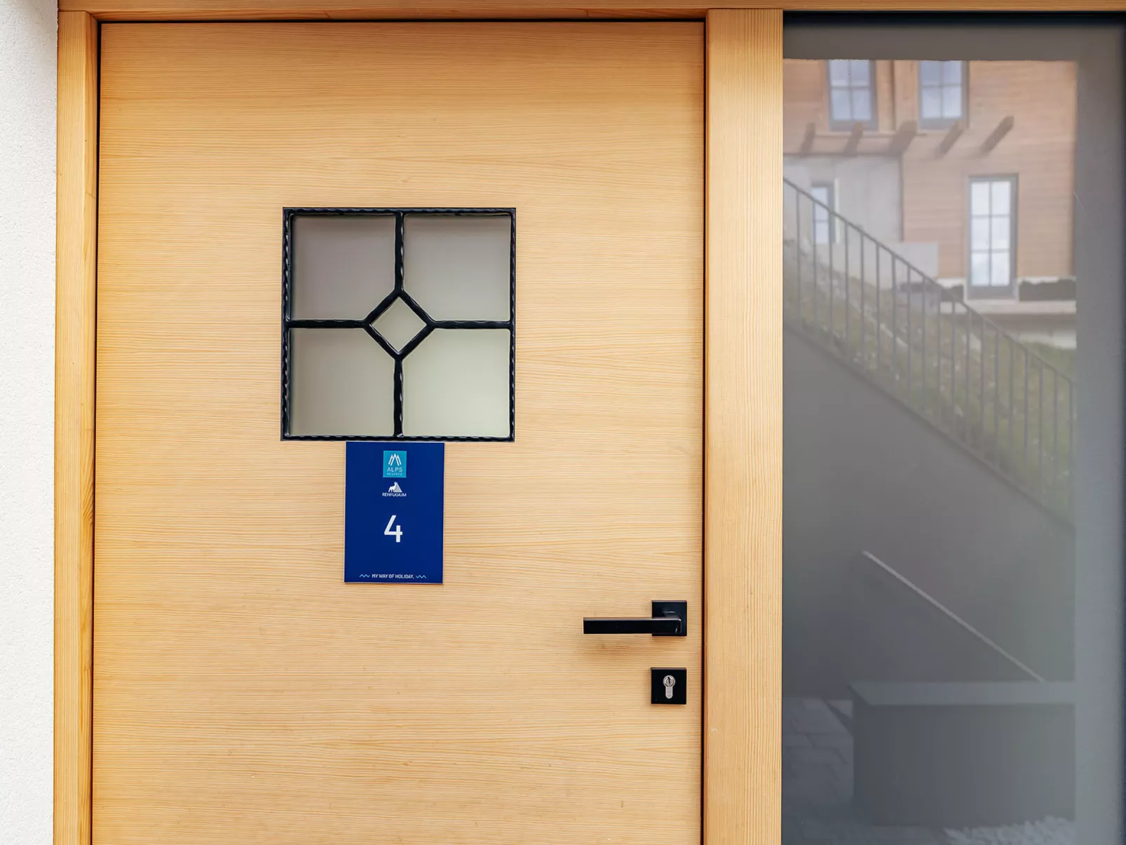 Chalet Nr. 4 mit 2 Schlafzimmern und Sauna-Binnen