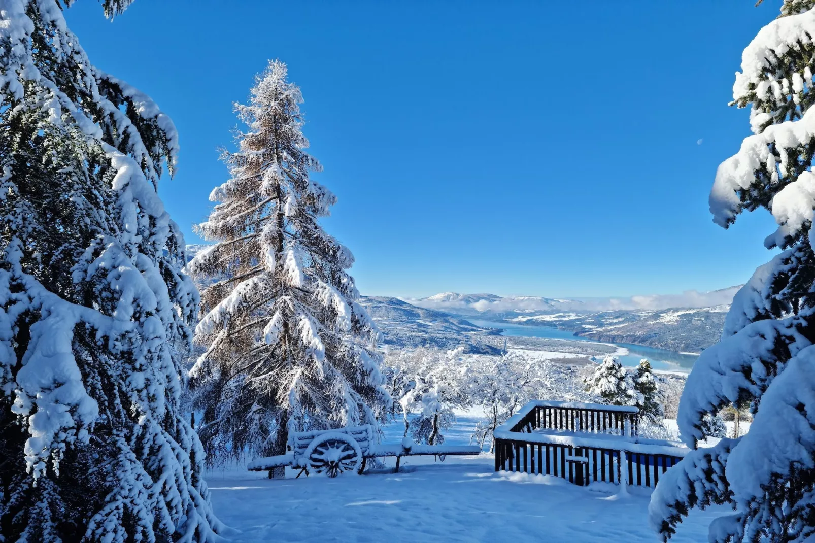 Villa Les Chemins Croisés-Gebied winter 1km