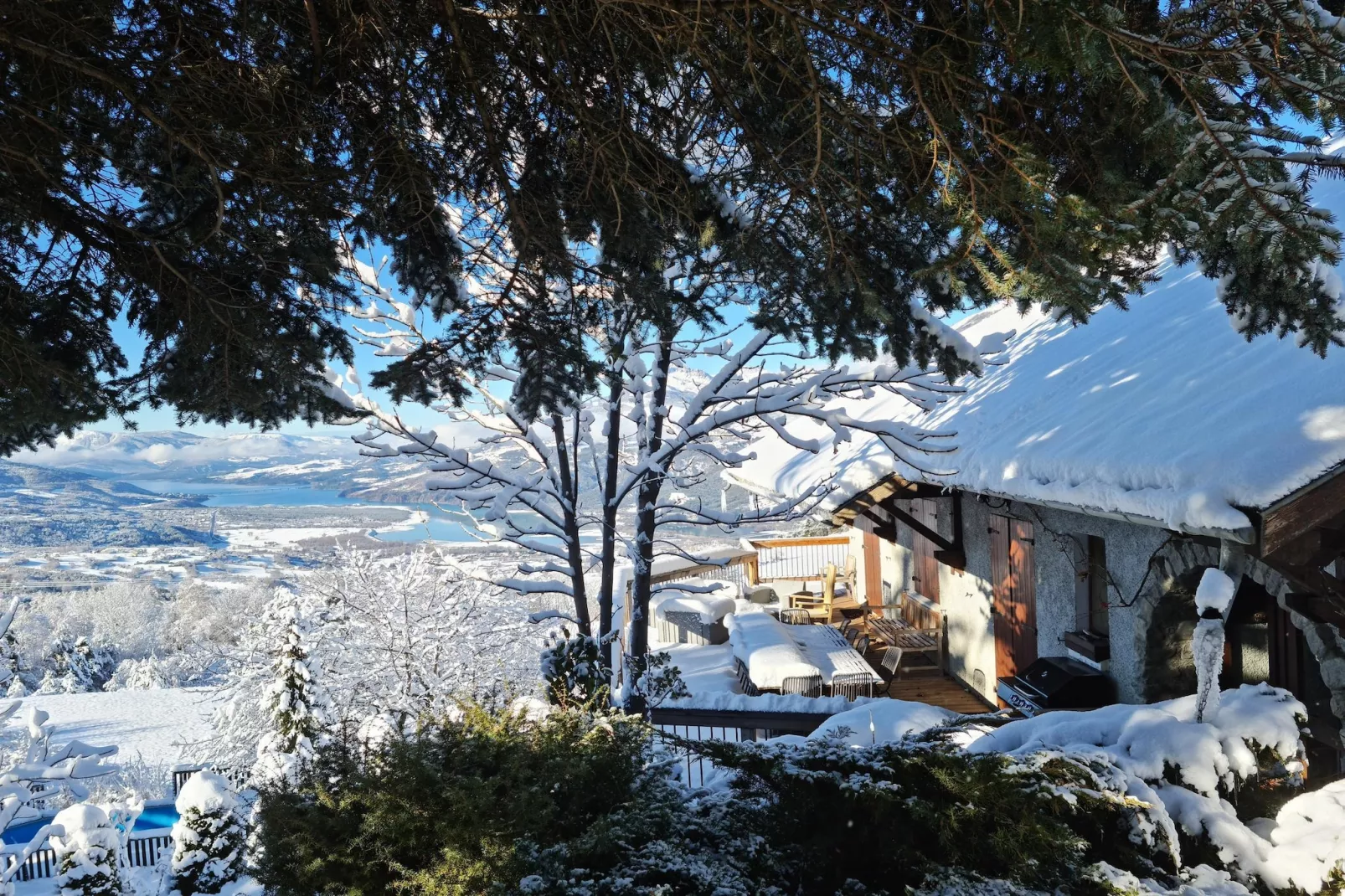 Villa Les Chemins Croisés-Gebied winter 1km