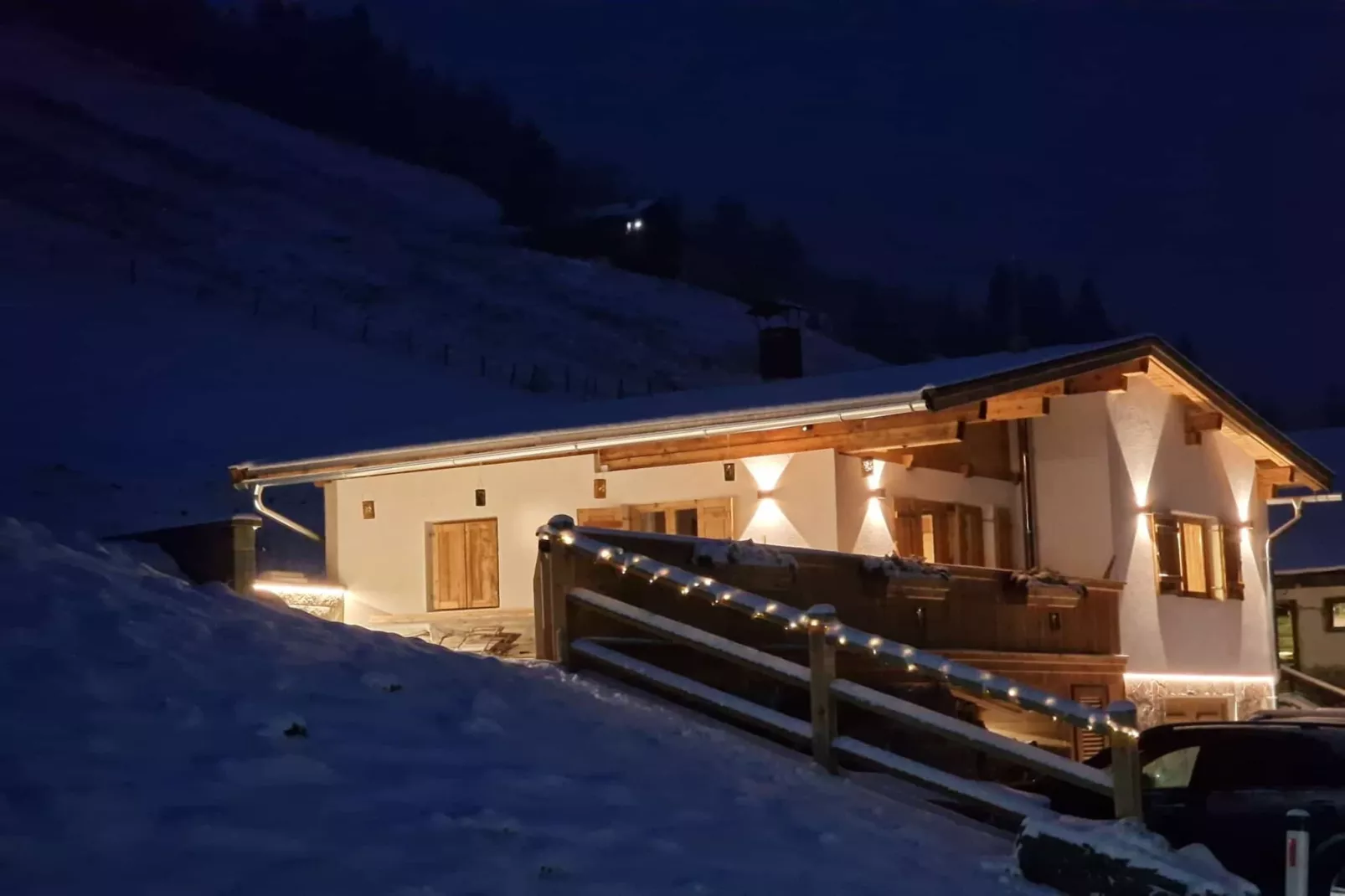 Berghütte Almleben-Exterieur winter