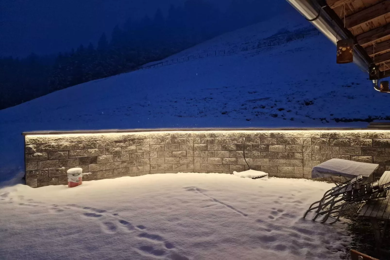 Berghütte Almleben-Tuin winter