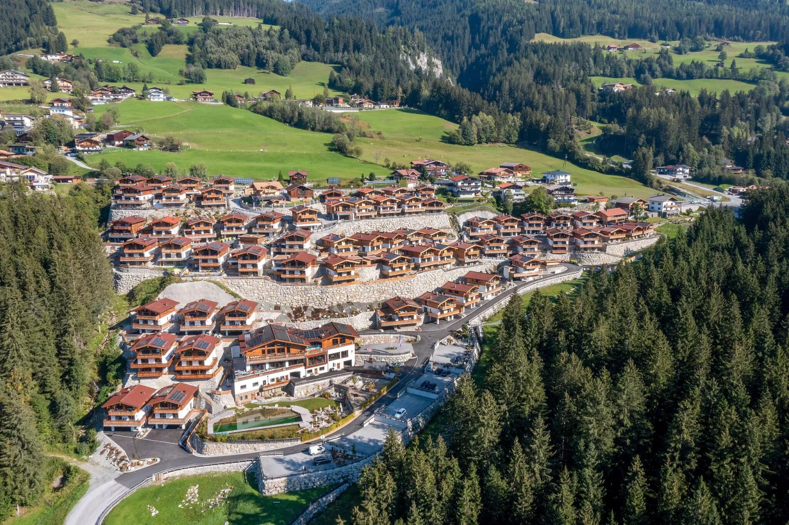 Rossberg Hohe Tauern Chalets -6-Buitenkant zomer