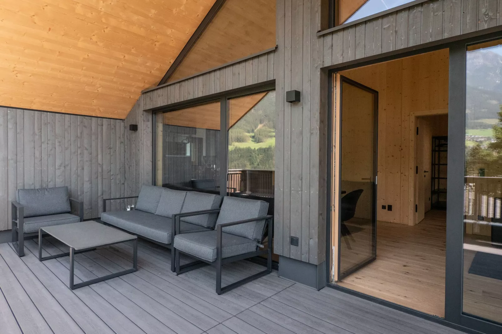 Penthouse in Mieders-Terrasbalkon
